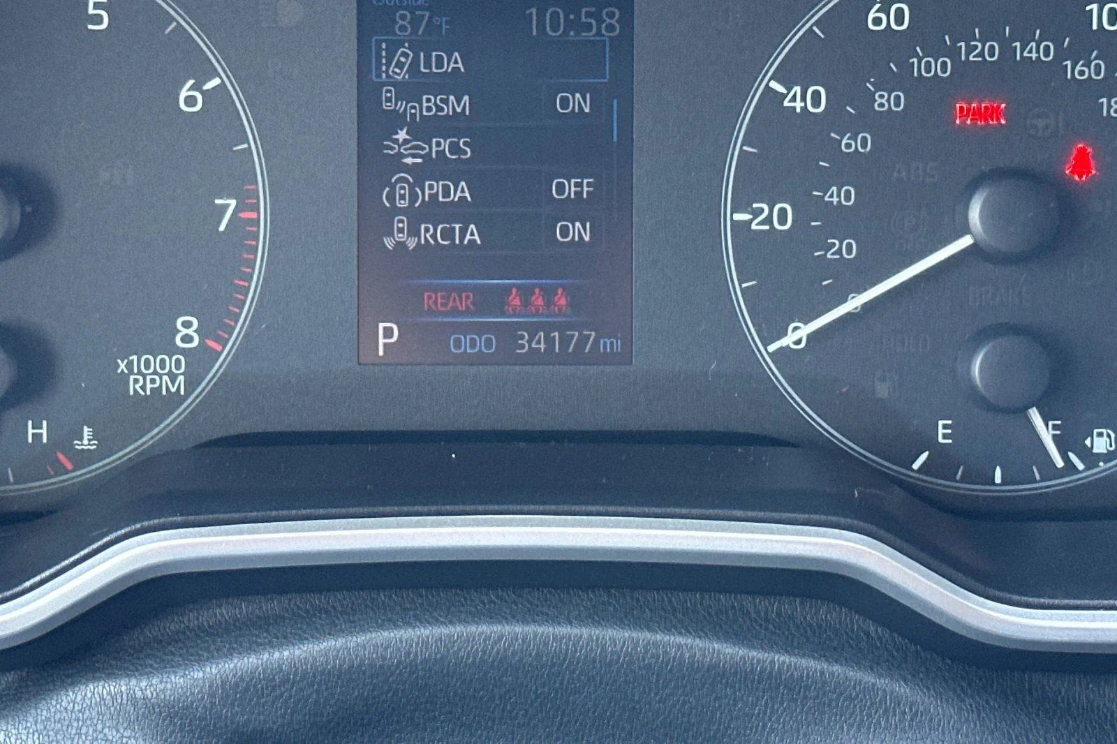 Used 2025 Blue Toyota SE image 24