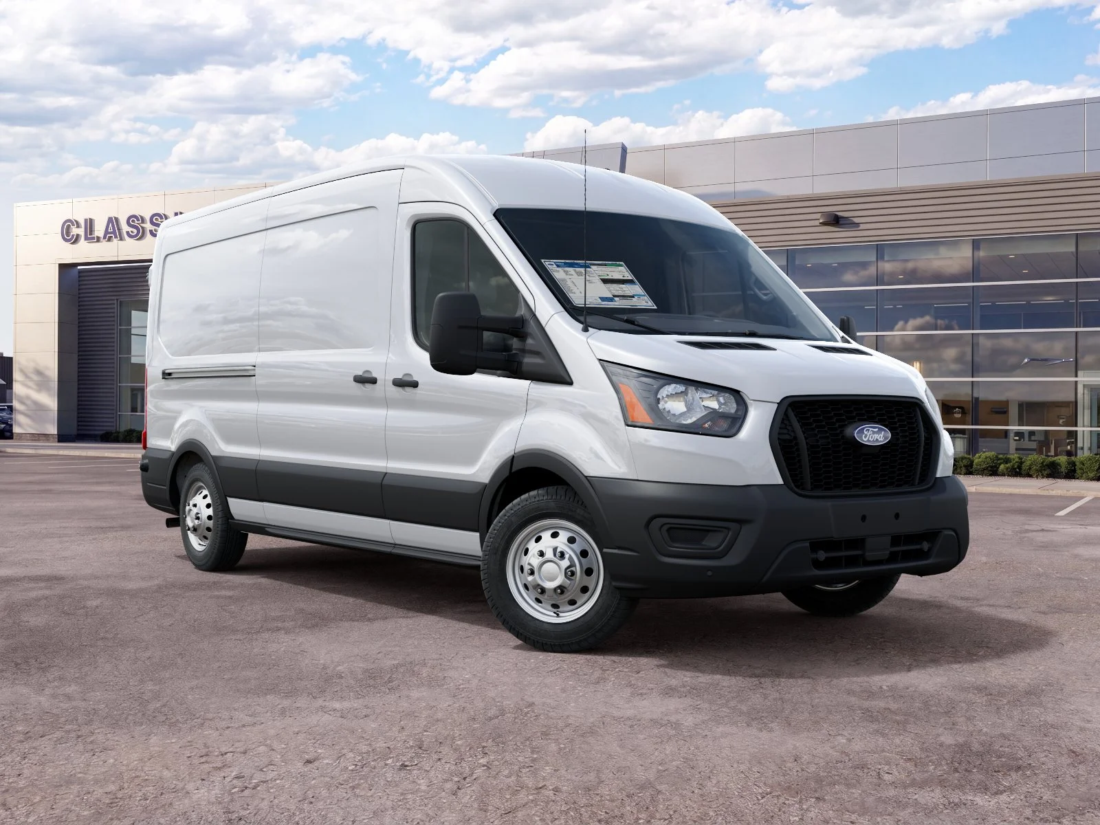 New 2027 Oxford White Ford Cargo Van image 16
