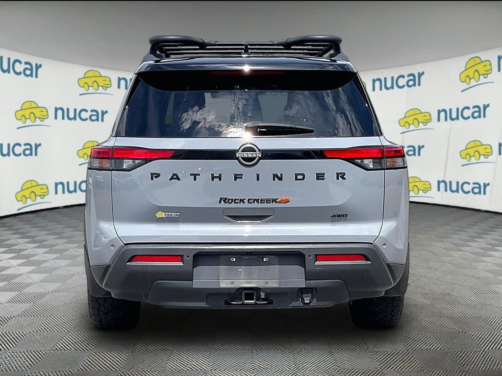 Used 2023 Solid Gray/Super Black Nissan Rock Creek image 5