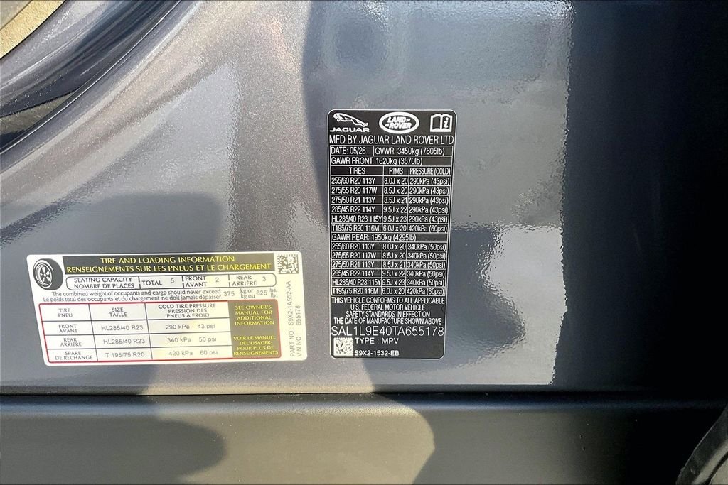New 2026 VARESINE BLUE Land Rover Dynamic SE image 8