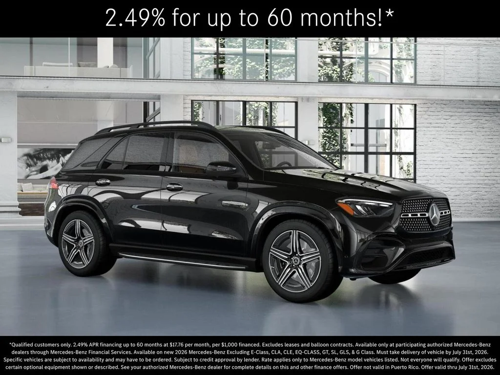 New 2026 Obsidian Black Metallic Mercedes-Benz GLE 450 image 12