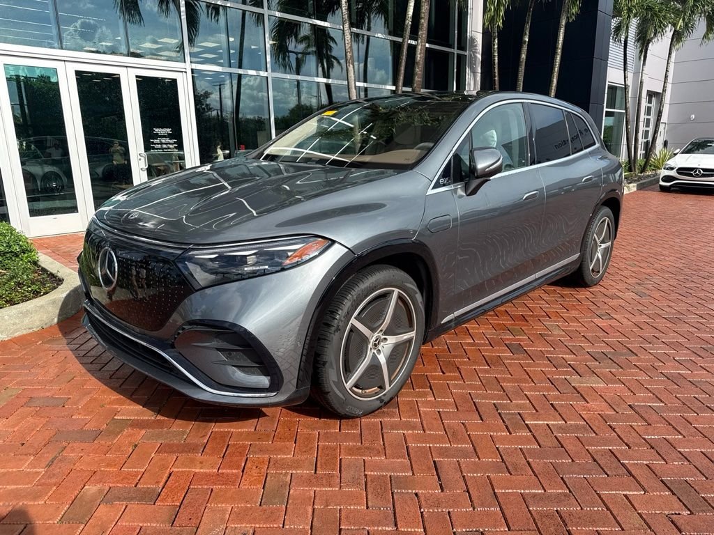 Certified 2023 Mercedes-Benz EQS SUV Base with VIN 4JGDM4EB1PA013394 for sale in West Palm Beach, FL