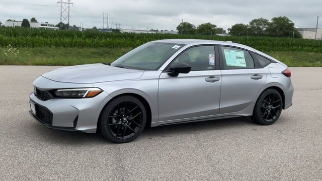 Used 2025 Solar Silver Metallic Honda Sport image 4