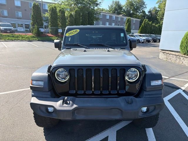 Used 2020 Gray Jeep Unlimited Sport image 2