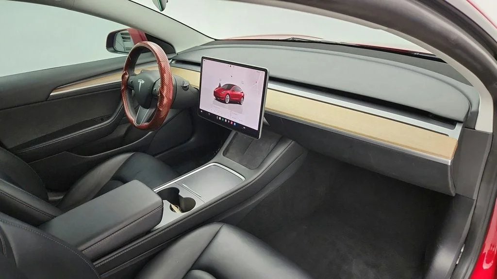 Used 2023 Red Multi-Coat Tesla RWD w/ 19