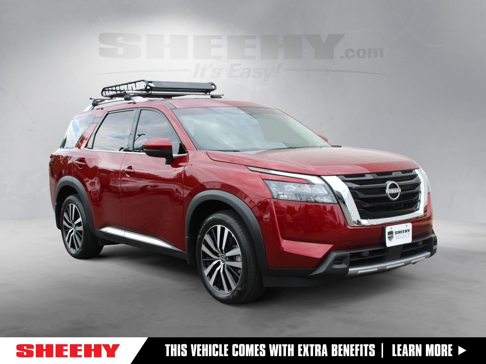 Used 2025 Red Nissan Platinum image 1