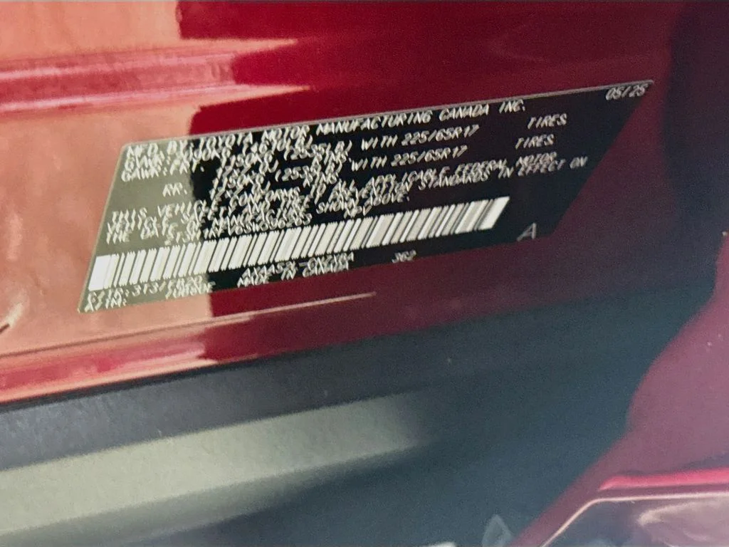 Used 2025 Ruby Flare Pearl Toyota LE image 28