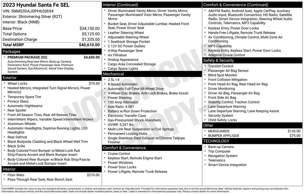 2023 Hyundai Santa Fe SEL - Photo 18