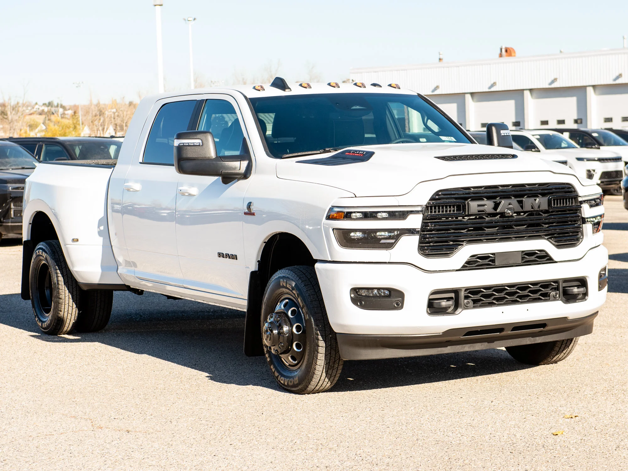 New 2027 White RAM Laramie Night* Mega Cab 4x4, Towing Tech Group, Heated/Ventilated Leather, Remote Start image 9