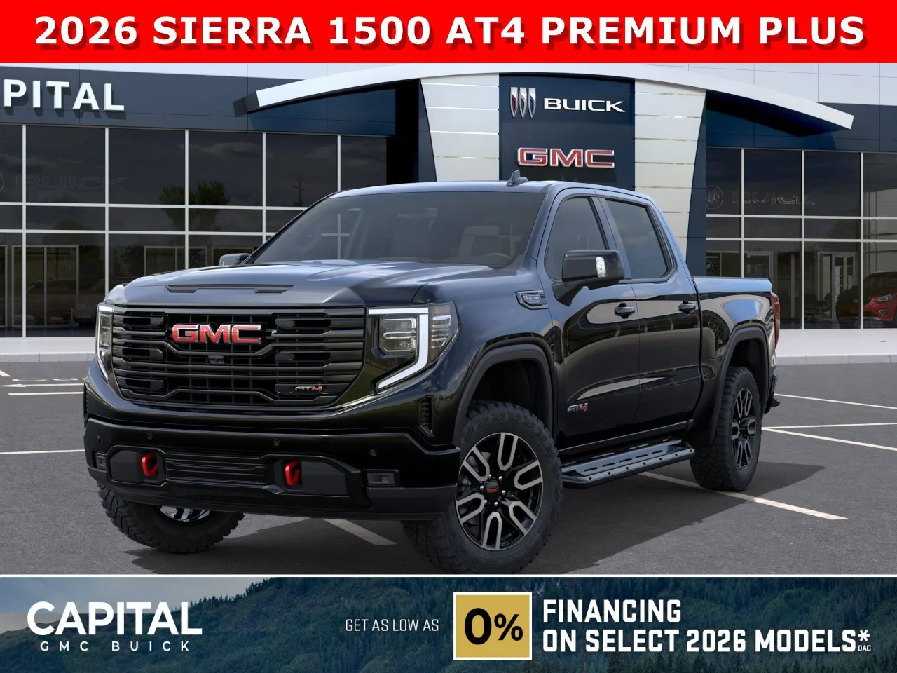 New 2026 ONYX BLACK GMC AT4 image 1