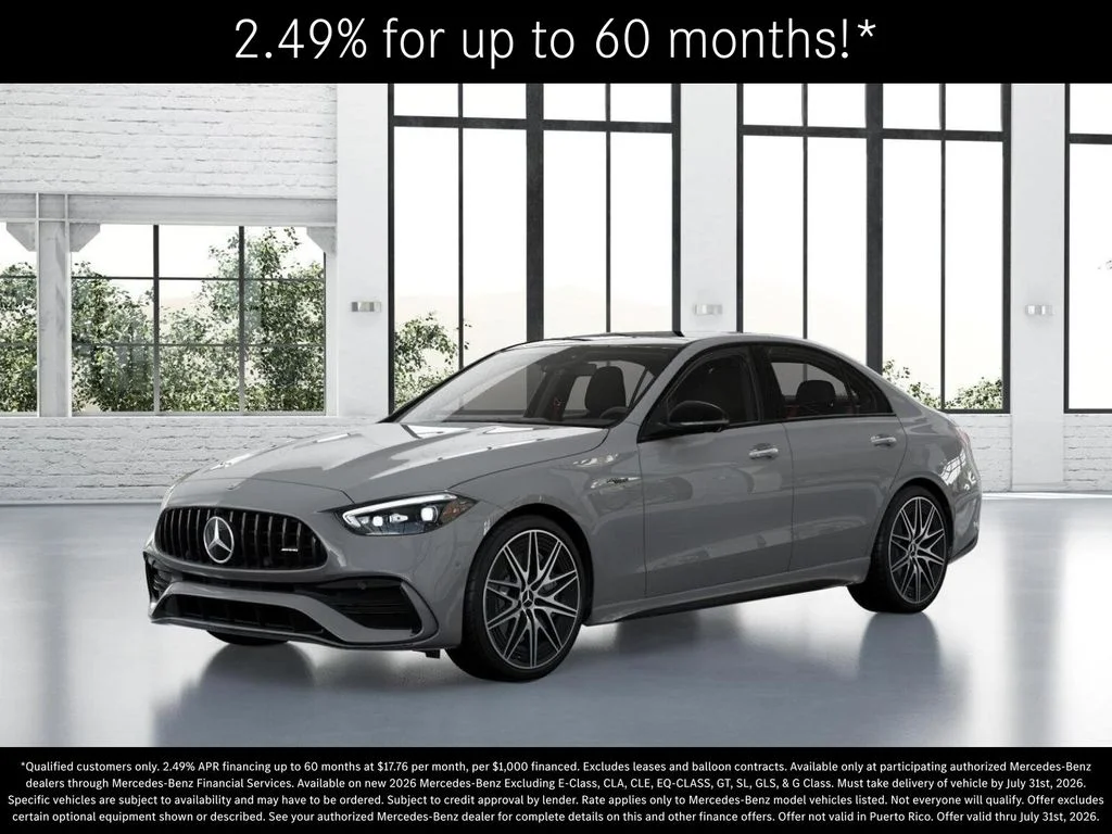 New 2026 MANUFAKTUR Alpine Grey Mercedes-Benz AMG® C 43 4MATIC Sedan image 39
