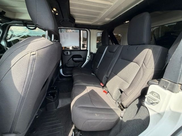 Certified Used 2022 Bright White Clearcoat Jeep Unlimited Sport S image 23