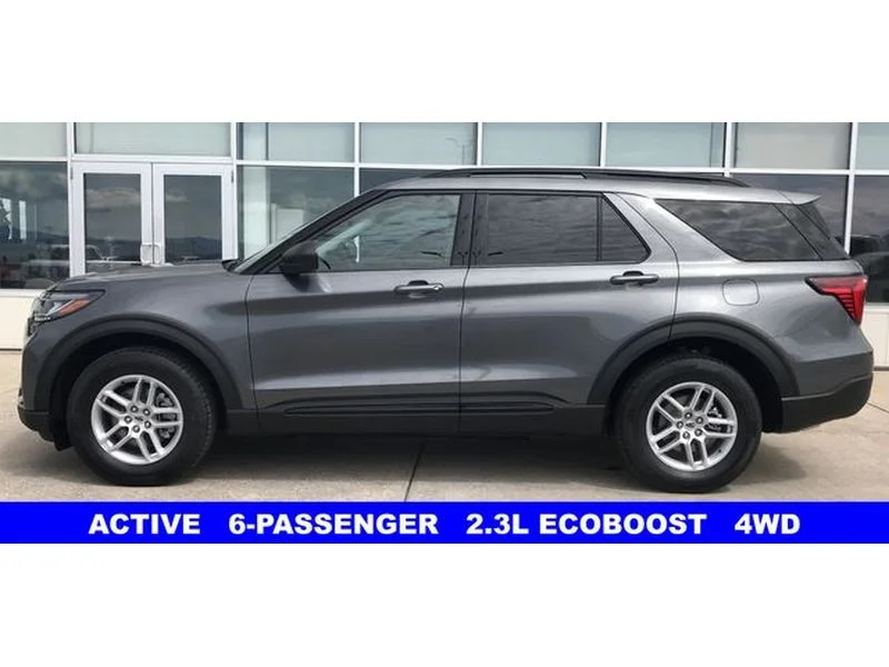 New 2026 Carbonized Gray Metallic Ford Active image 4