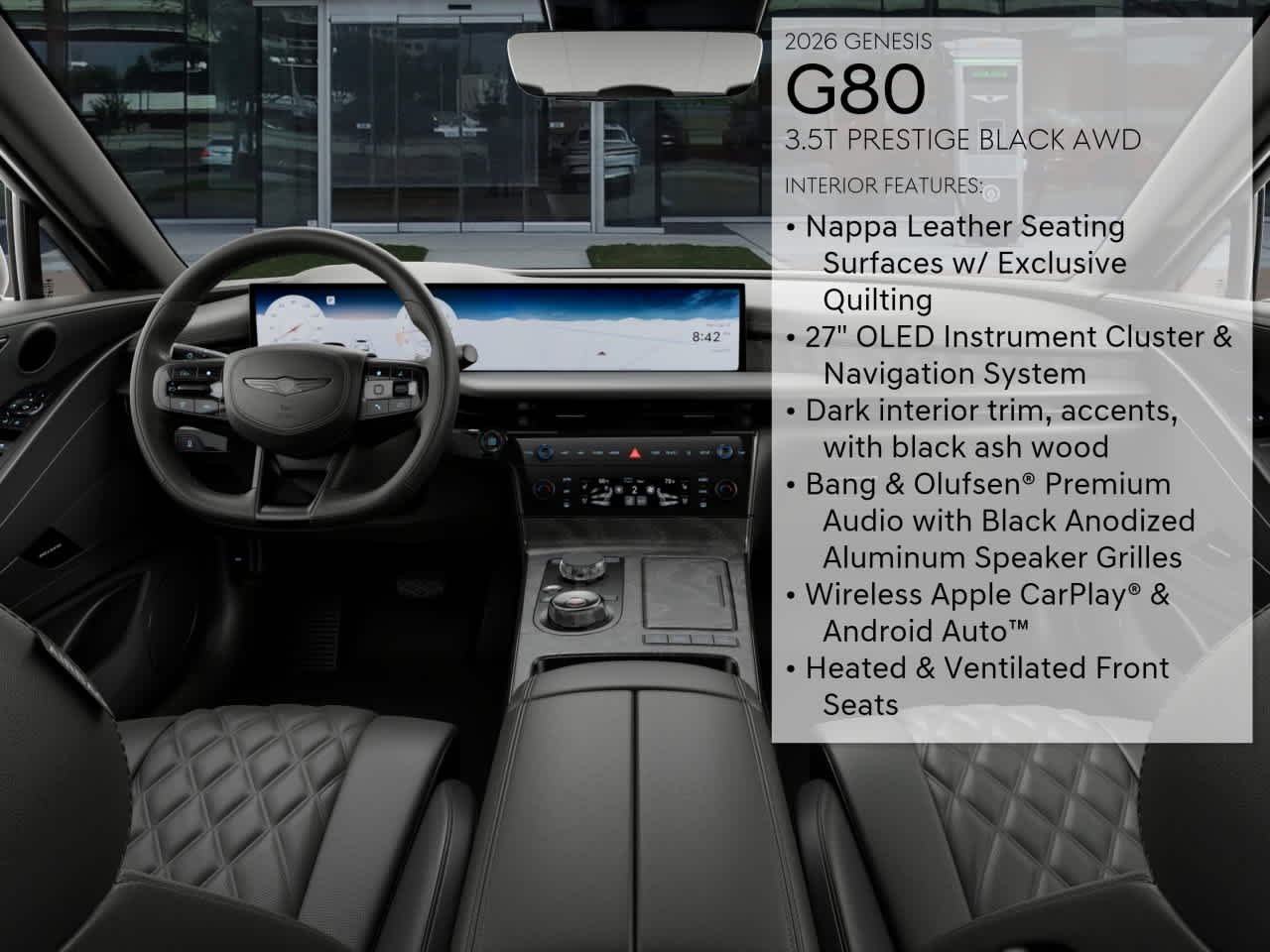 2026 GENESIS G80 Prestige Black - Photo 17