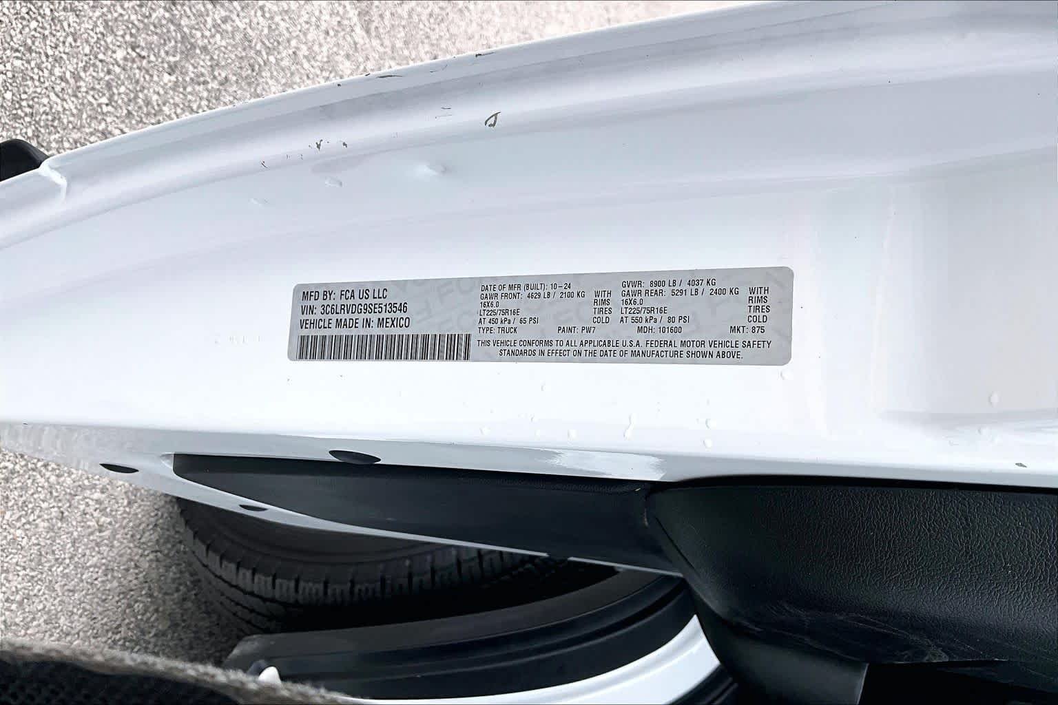Used 2025 Bright White Clearcoat Ram Tradesman image 31