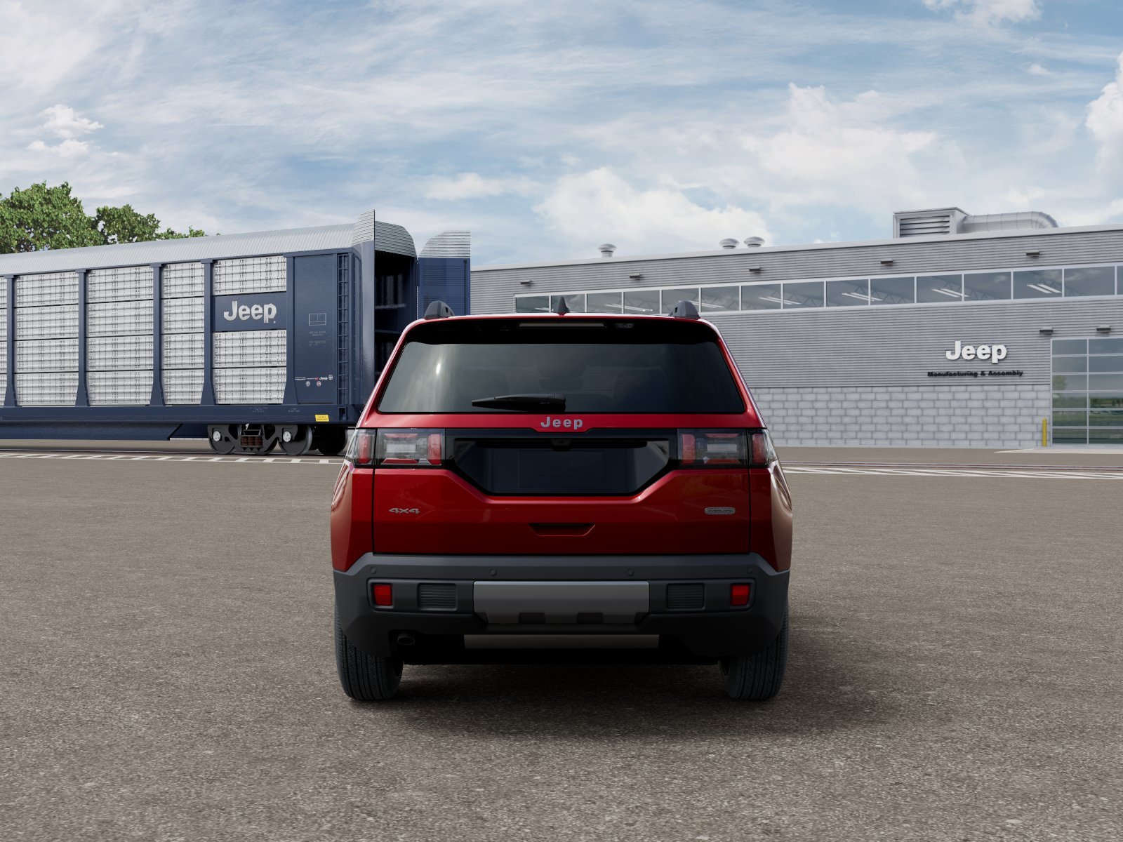 New 2026 Red Hot Pearl-Coat Exterior Paint Jeep Overland image 7