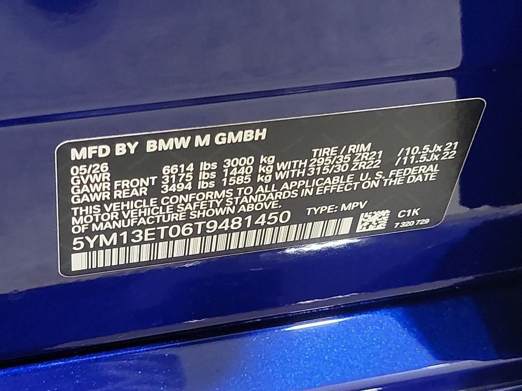 New 2026 Marina Bay Blue Metallic BMW Competition image 23