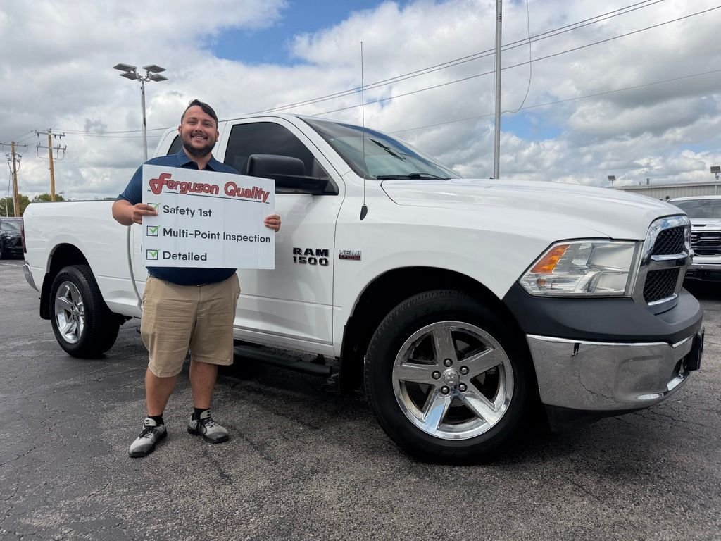 White 2018 RAM 1500 Pickup Truck Four-Wheel Drive