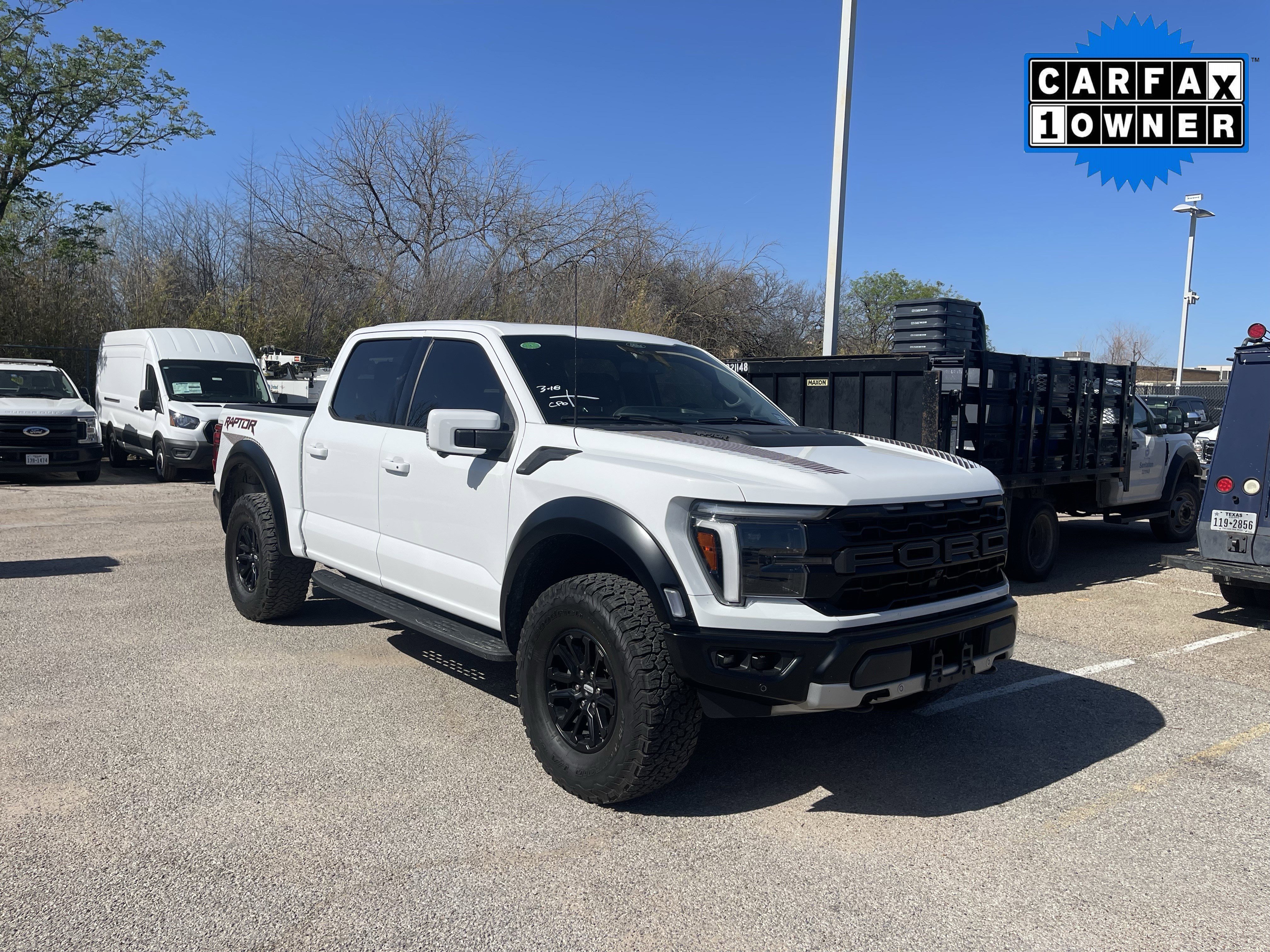 Used 2025 Oxford White Ford Raptor image 2