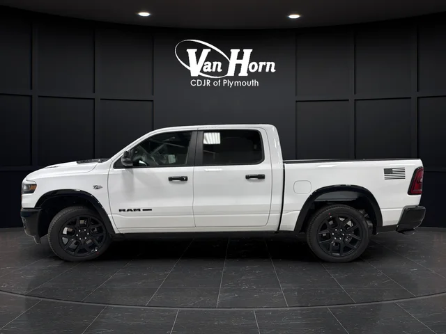 New 2026 Bright White Clear-Coat Exterior Paint RAM Laramie image 4
