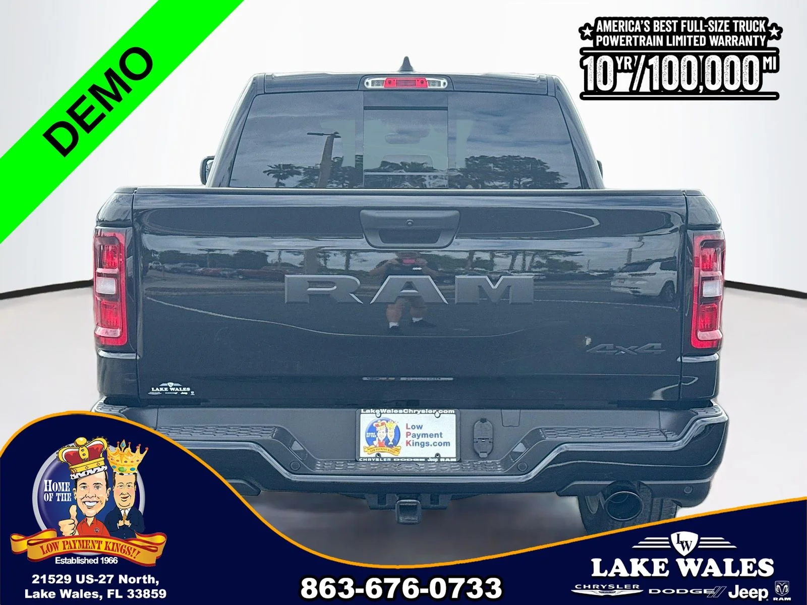 New 2026 Diamond Black Crystal Pearl-Coat Exterior Paint RAM  image 5