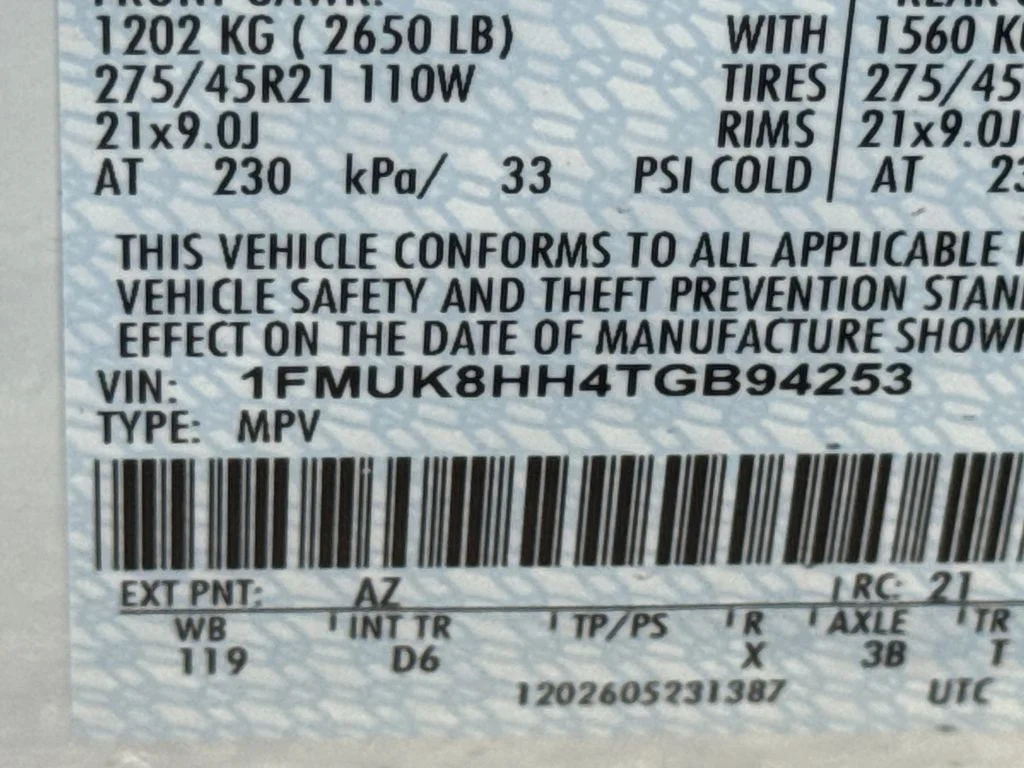 New 2026 White Ford Platinum image 35