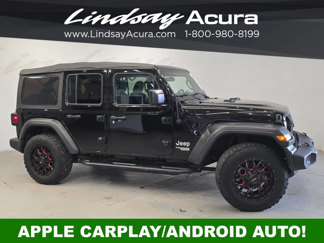 Used 2018 Black Clearcoat Jeep Unlimited Sport S image 3
