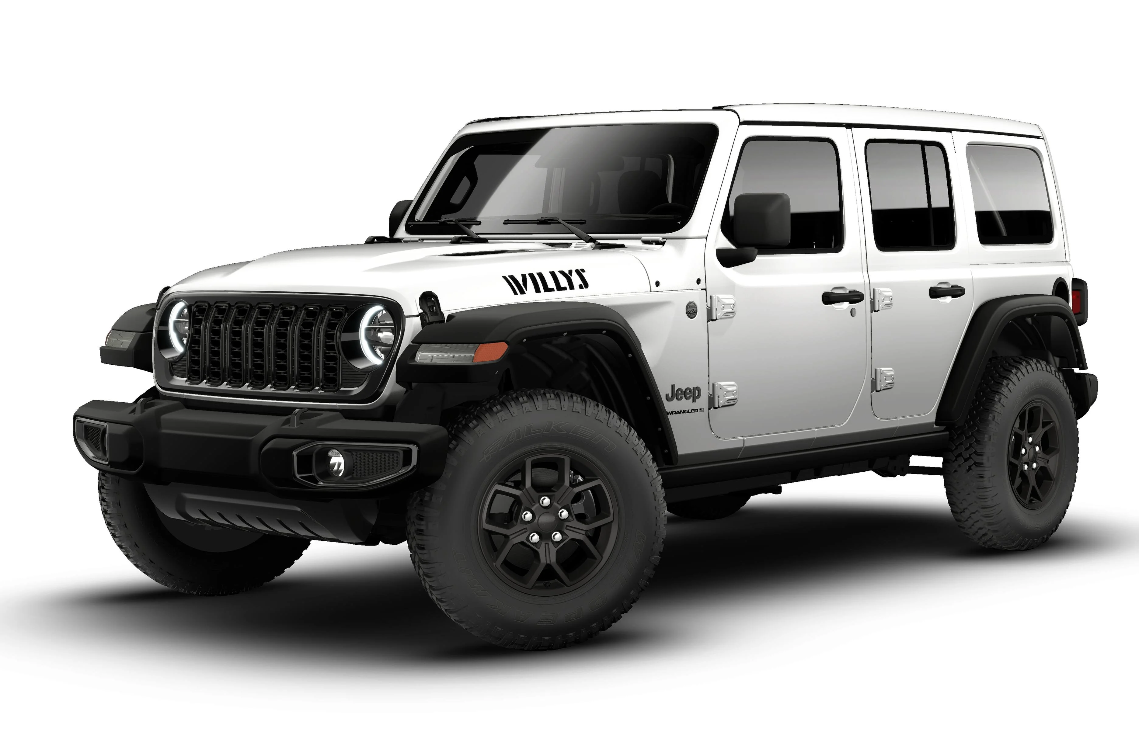 New 2026 Bright White Clear-Coat Exterior Paint Jeep Willys image 27