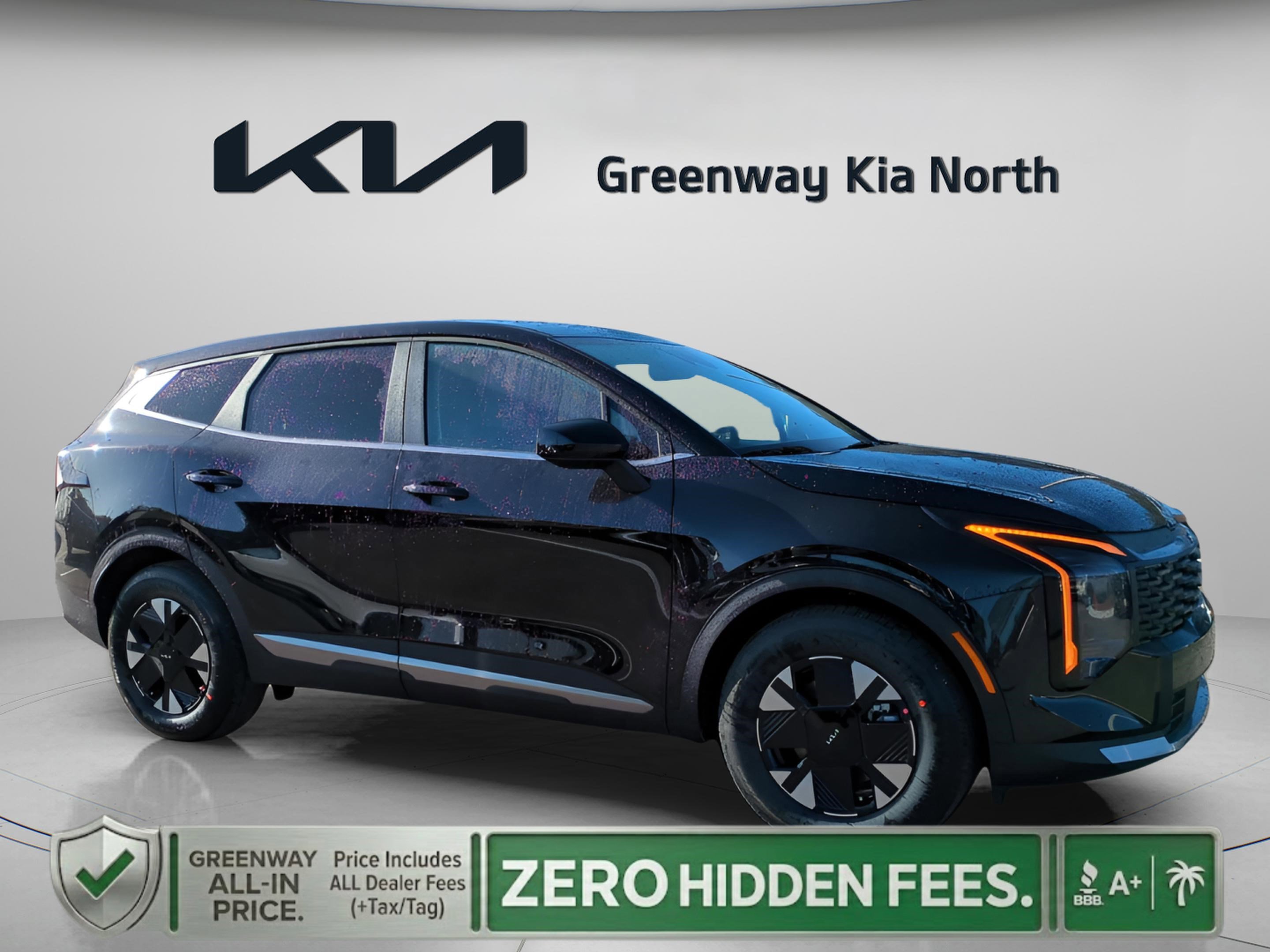 New 2026 Fusion Black Kia LX image 1