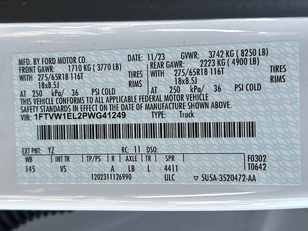Certified Used 2023 Oxford White Ford Pro image 33