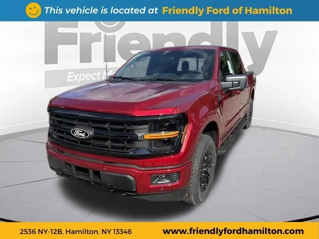 New 2026 Ruby Red Metallic Tinted Clearcoat Ford XLT image 1