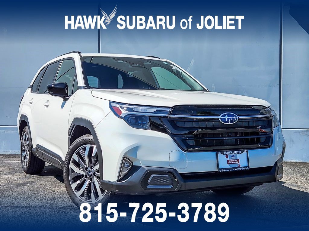 Used 2025 Crystal White Pearl Subaru Touring image 1