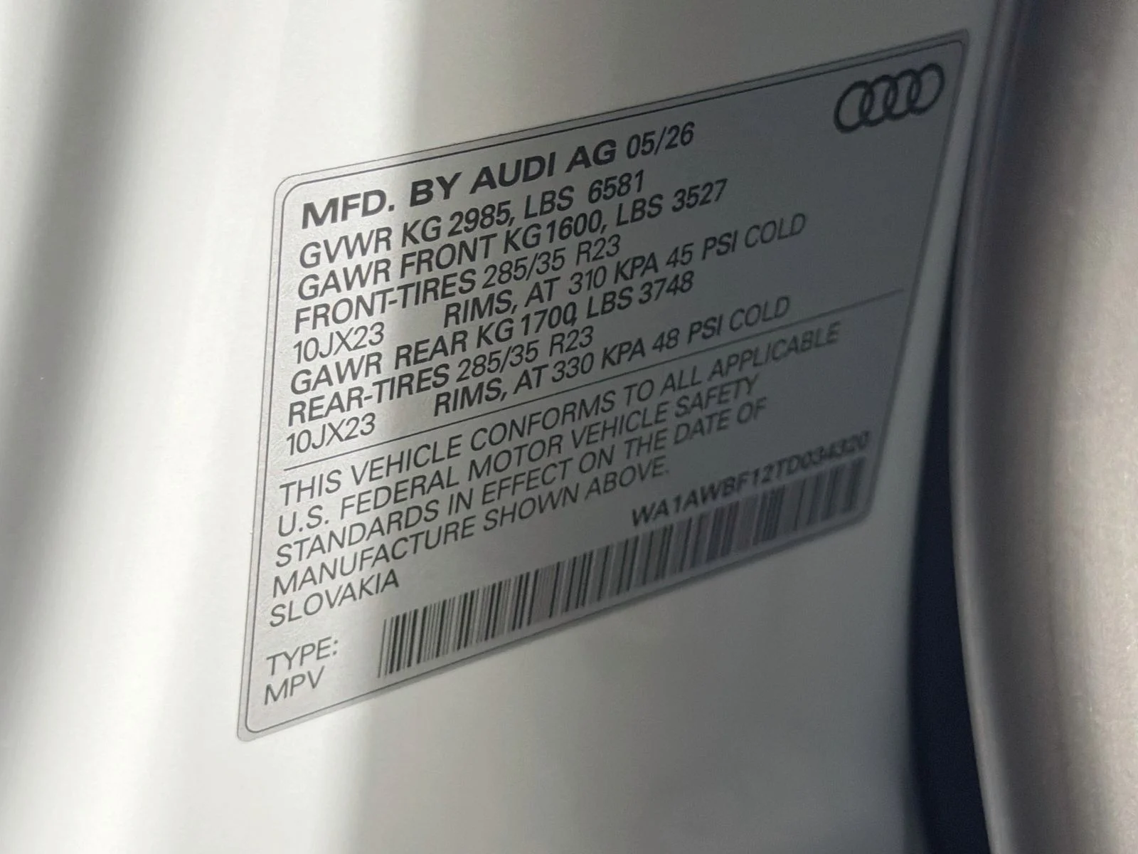 New 2026 White Audi 4.0T Premium Plus image 34