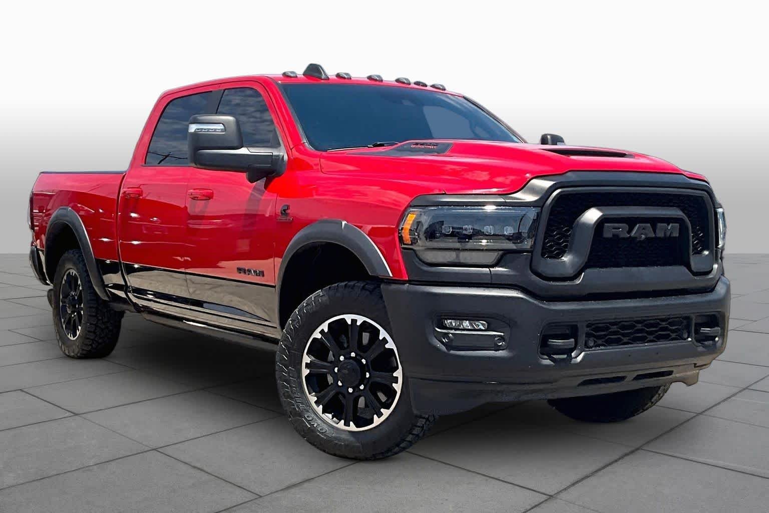 Used 2023 Flame Red Clearcoat Ram Power Wagon Rebel image 3