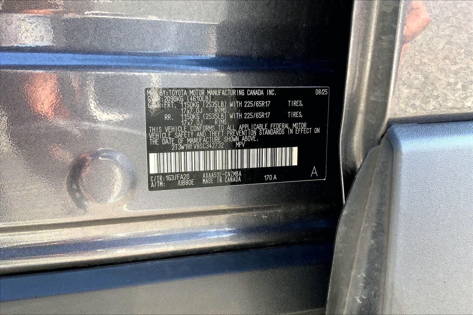 Certified Used 2025 Magnetic Gray Metallic Toyota XLE image 36
