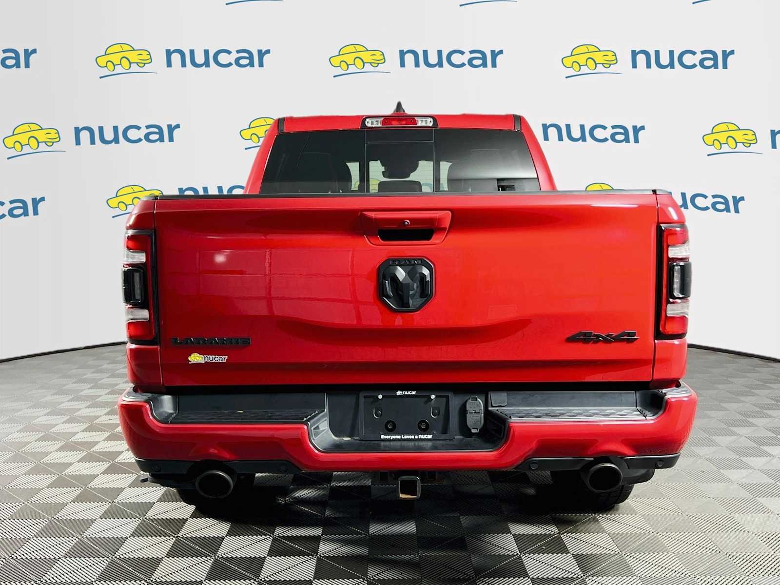 Used 2022 Flame Red Clearcoat Ram Laramie image 6