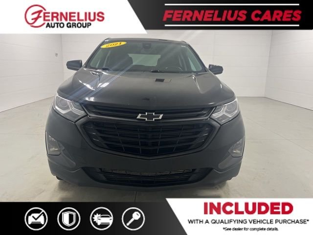 Used 2021 Chevrolet Equinox LT with VIN 3GNAXUEV0ML305512 for sale in Cheboygan, MI