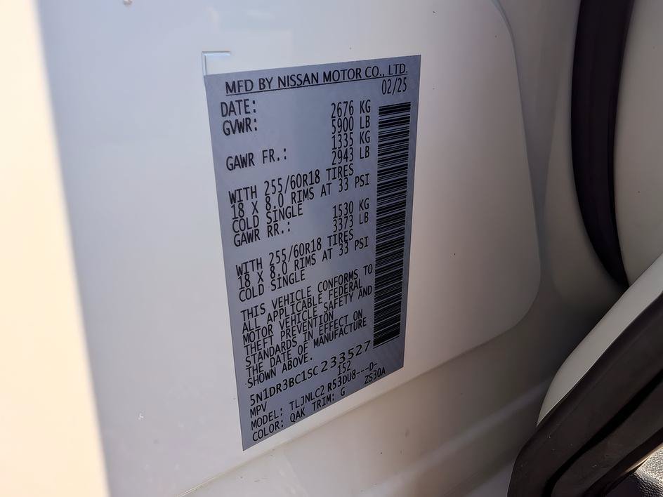 Used 2025 Glacier White Nissan SV image 32