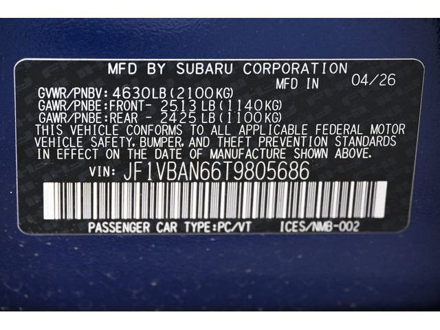 New 2026 Blue Subaru Limited image 54