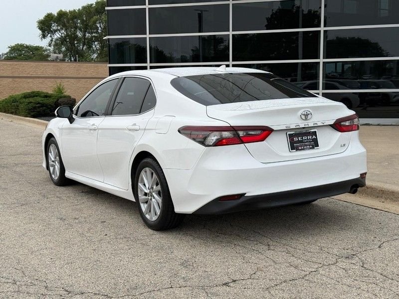 Used 2021 Super White Toyota LE image 5