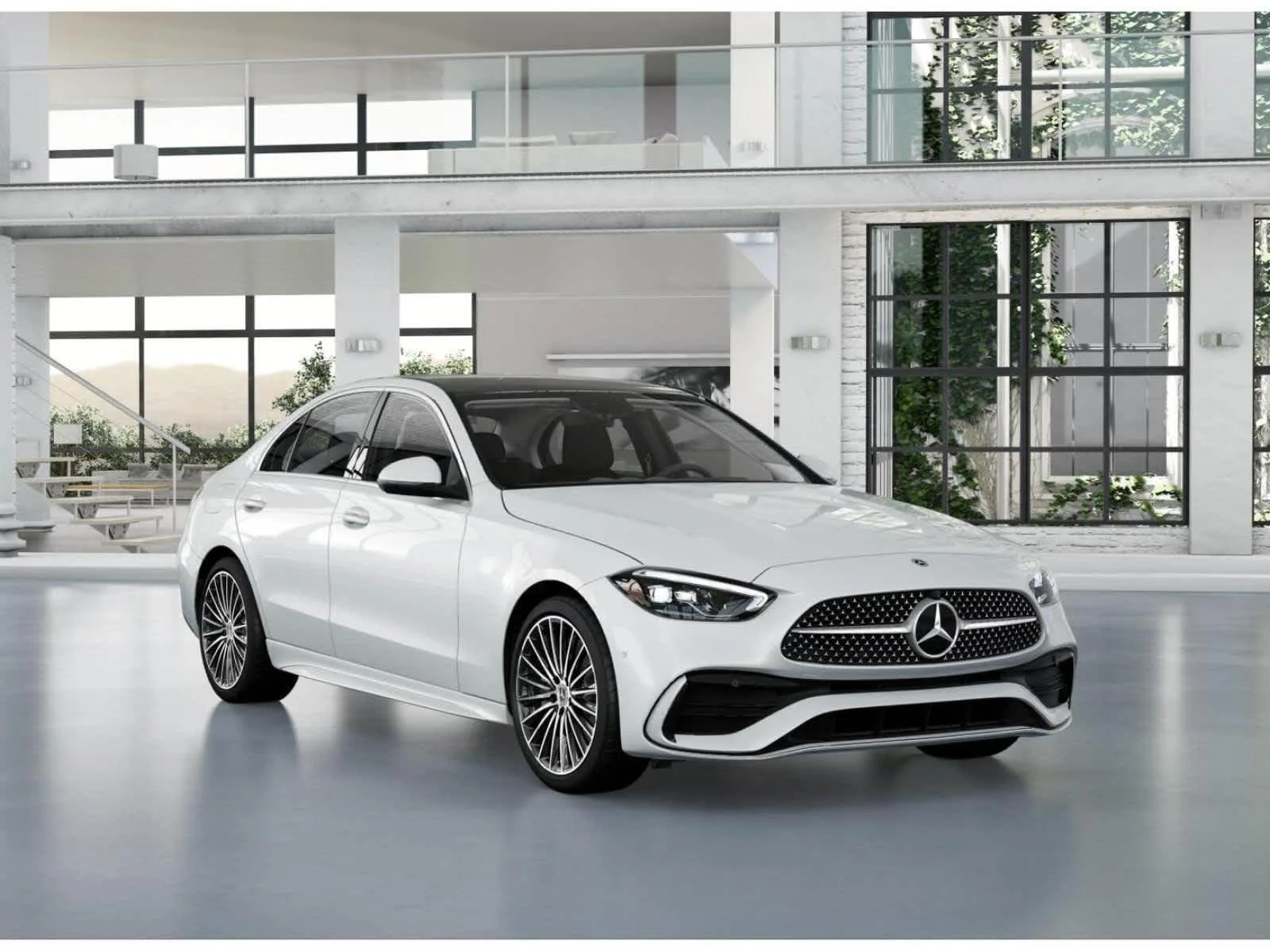 New 2026 MANUFAKTUR Moonlight White Metallic Mercedes-Benz C 300 image 9