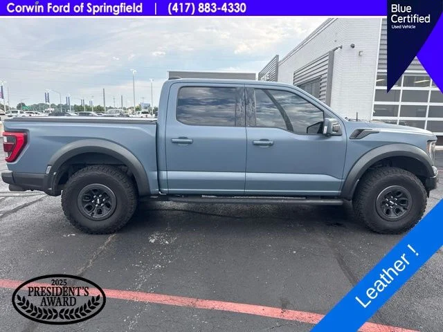 Used 2023 Azure Gray Metallic Ford Raptor image 5
