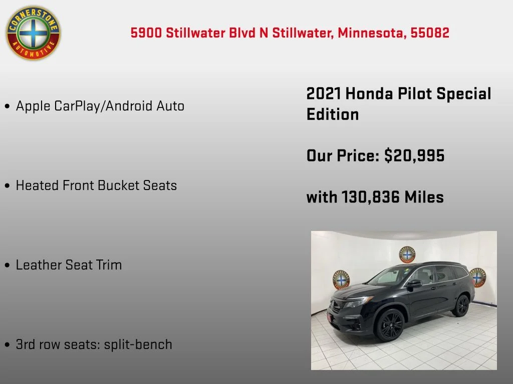 Used 2021 Black Honda Special Edition image 15