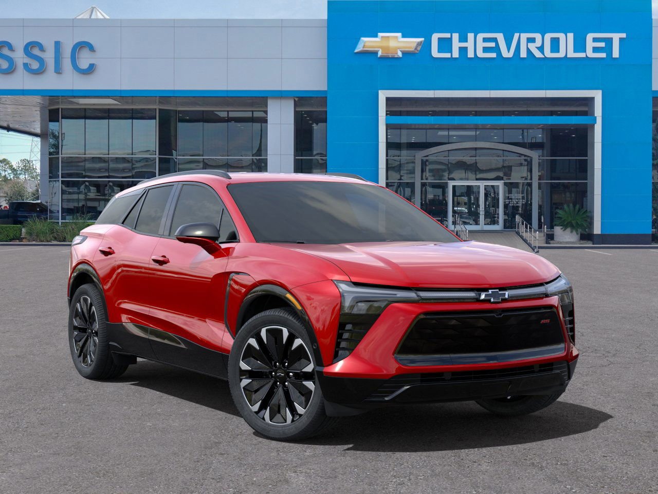 2025 Chevrolet Blazer EV RS Red at Classic Elite Chevrolet Hwy 6