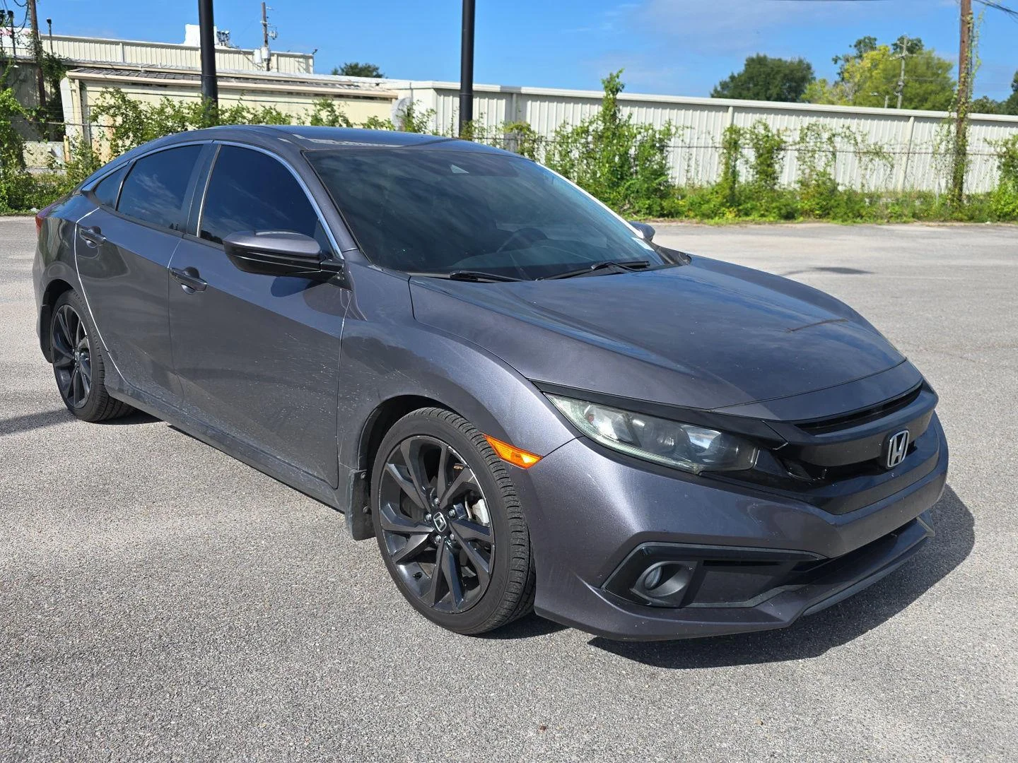 Used 2019 Modern Steel Metallic Honda Sport image 1