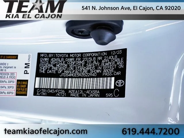 Used 2024 White Toyota SE image 32