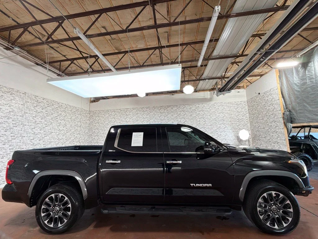 Used 2022 Midnight Black Metallic Toyota Limited image 8