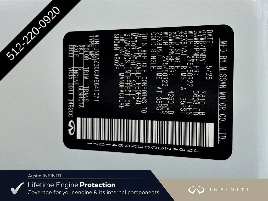New 2027 White INFINITI AUTOGRAPH image 46
