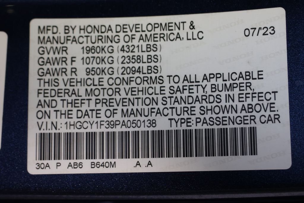 2023 Honda Accord EX - Photo 29