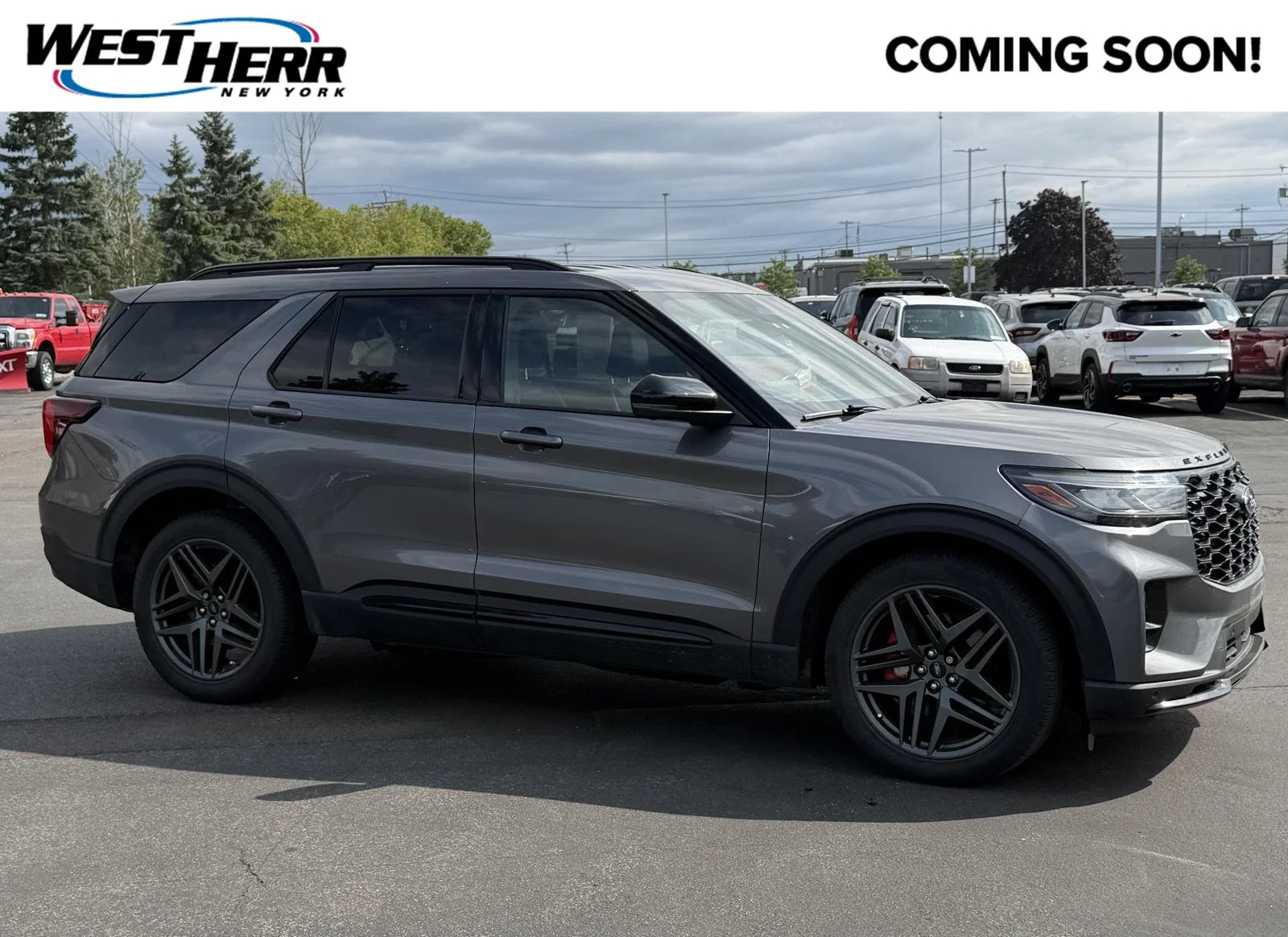 Used 2025 Carbonized Gray Ford ST image 1